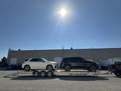 34' Dual Car Hauler 2-Car Jeep Trailer Aluminum