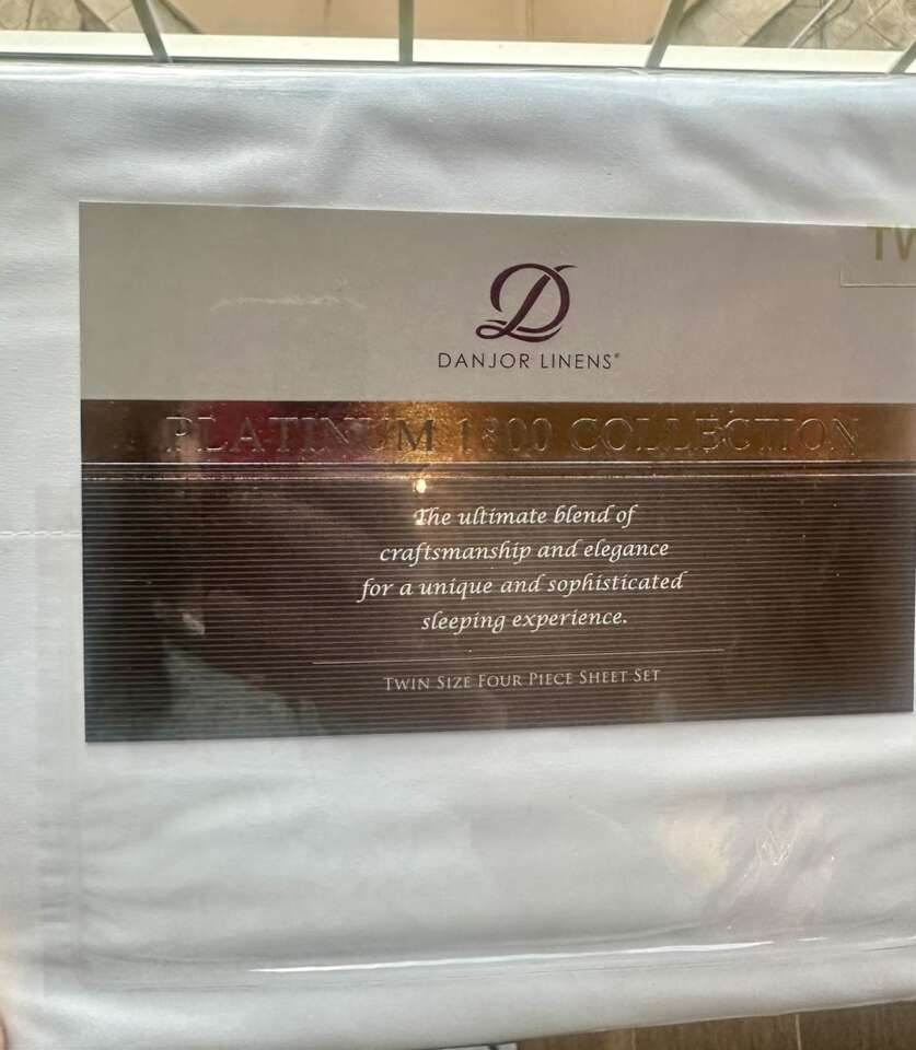 White Twin Sheet Set-Brand New