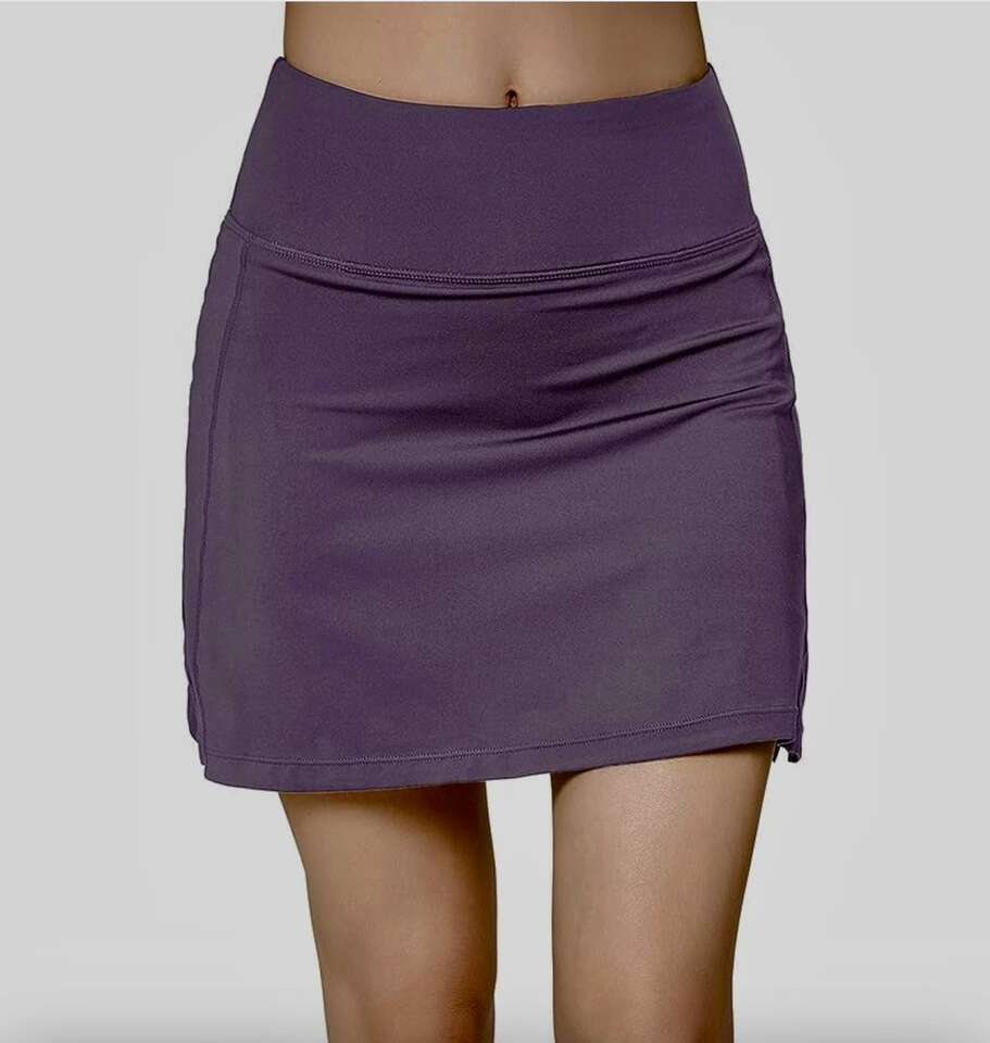 Womens Athletic Gray Skort Size Large Brand New