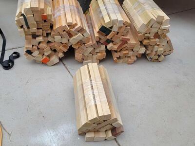 Mixed hardwood firewood bundles