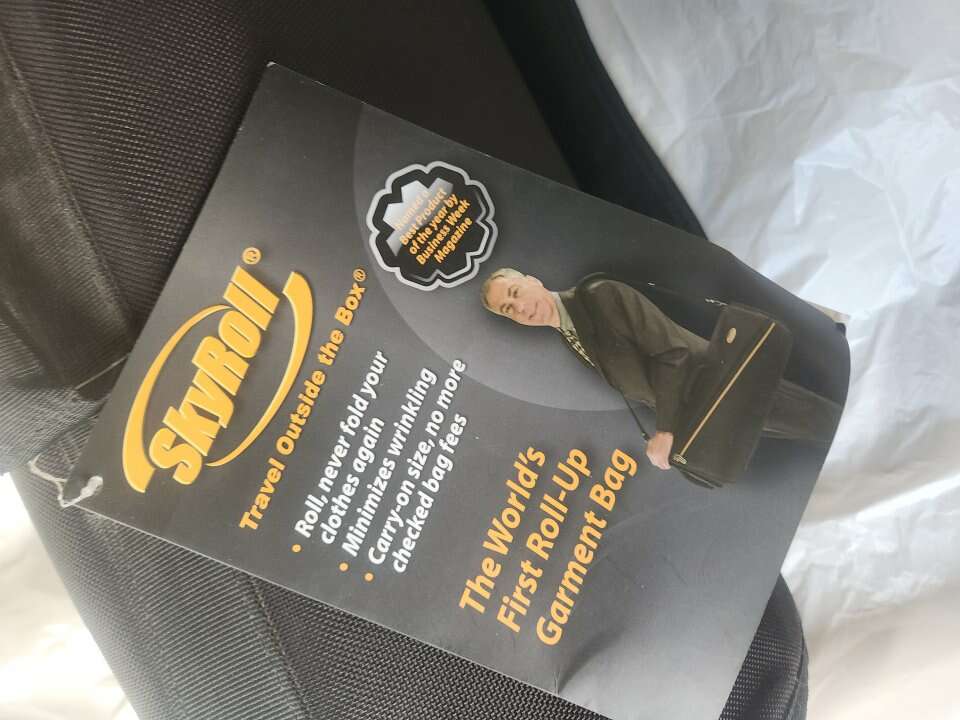 Skyroll Garment Bag-Regulation Carry On Size-Shoul