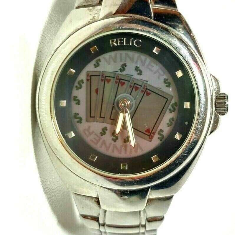 Fossil Relic Poker Watch Stainless