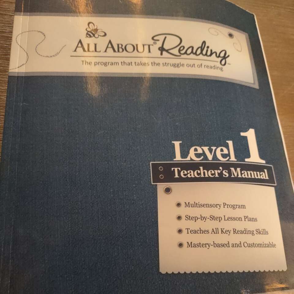 All About Reading Level 1 teacher's manual