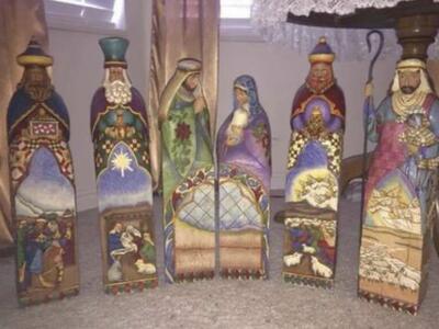 Hard To Find 20 Inch Jim Shore Nativity Set