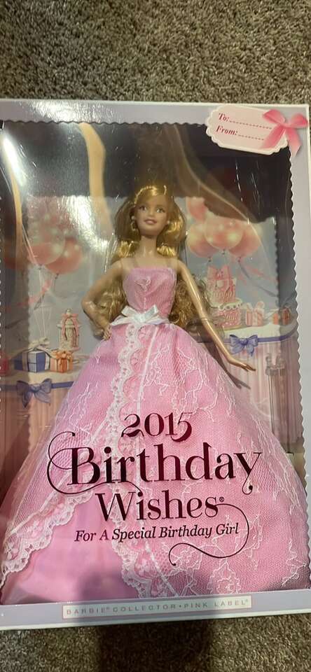 New In Box! 2015 Birthday Wishes Barbie