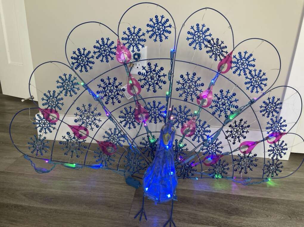 Preowned Light up Peacock- Sold Out In Stores