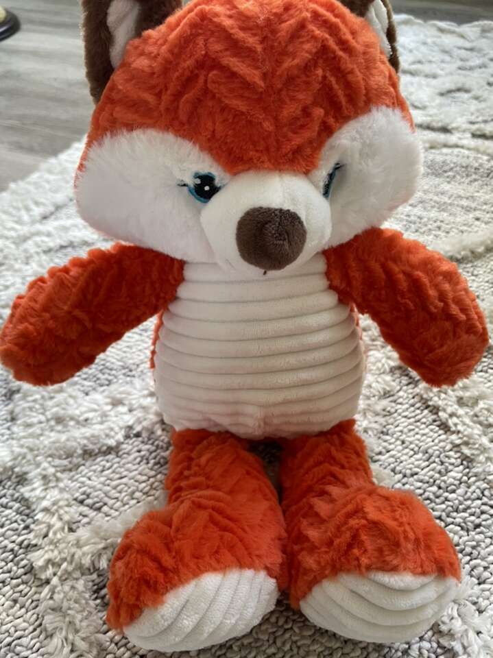 Fox 14” Plush Baby Crinkle Rattle