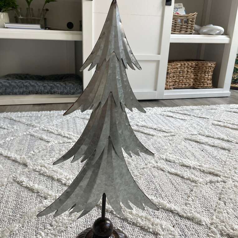 22” Galvanized Metal Tree