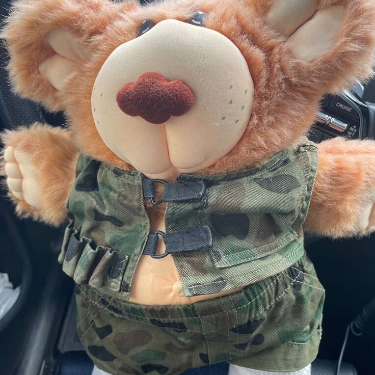 Vintage 1985 Furskins By Xavier Roberts Plush Bear