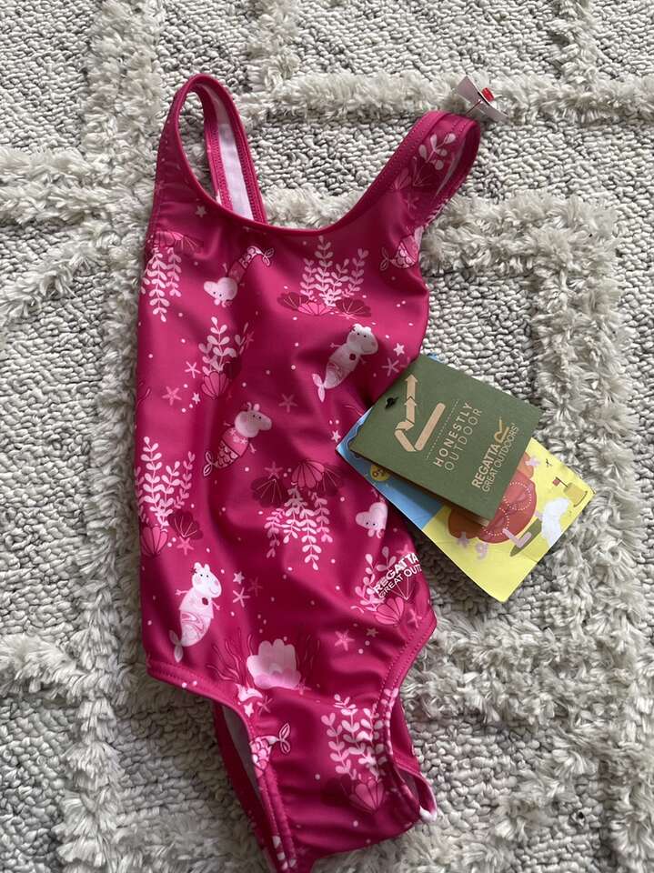 Adorable 18-24 Mo Girls Peppa Pig Swimming Suit