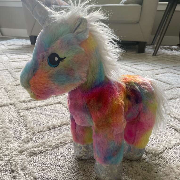 Build A Bear Workshop Rainbow Unicorn Plush 16”