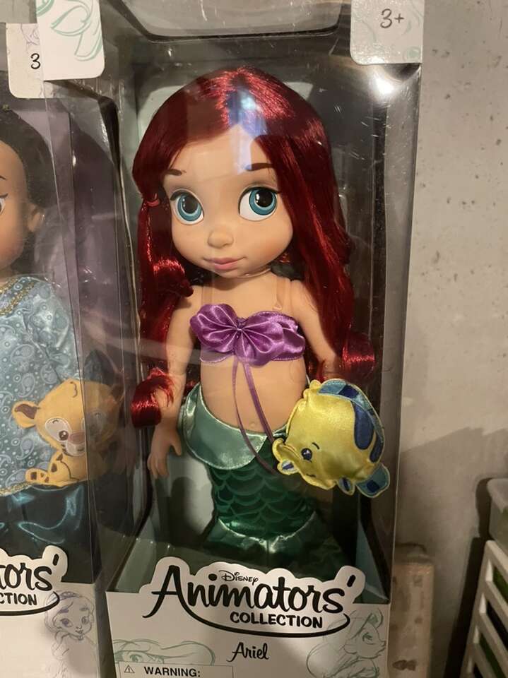 New! Disney Animators Collection Doll Ariel 16”