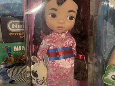 New! Disney Animators Collection Doll Mulan 16”