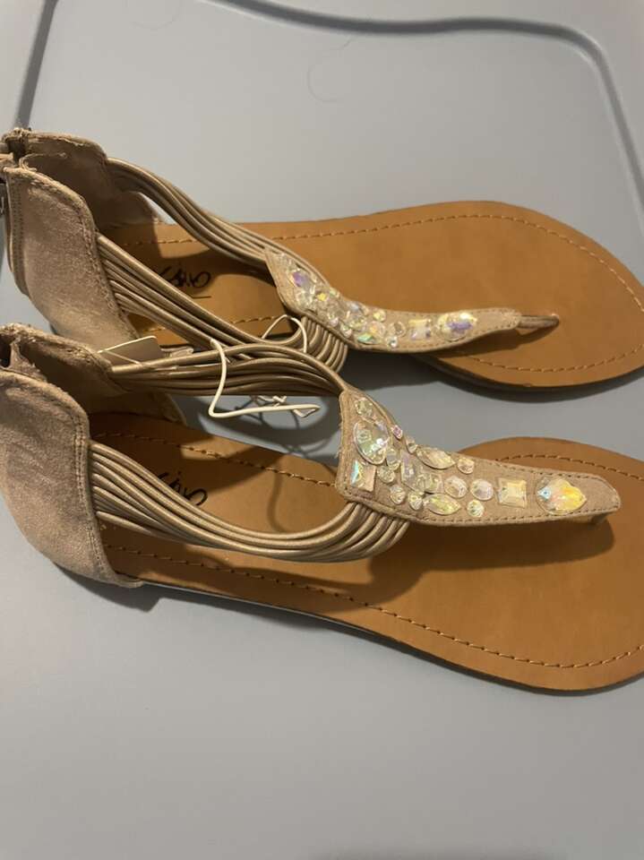 Mission Women’s Flat Sandals Size 9.5 In Blush