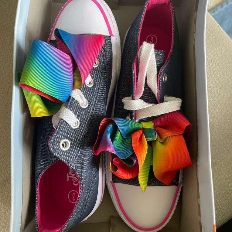 Jojo Siwa Size 3 Girls Shoe Non-mark Sole