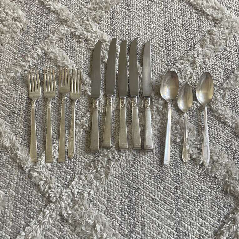 12 Piece Vintage Community Plate Flatware