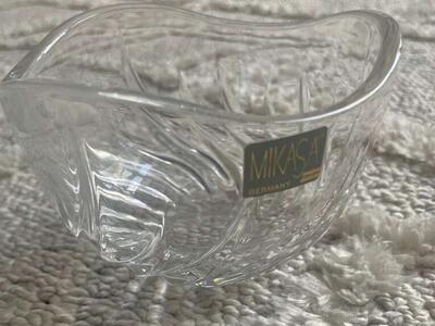 Mikasa Germany 4 3/4” Crystal Candy or Nut Bowl