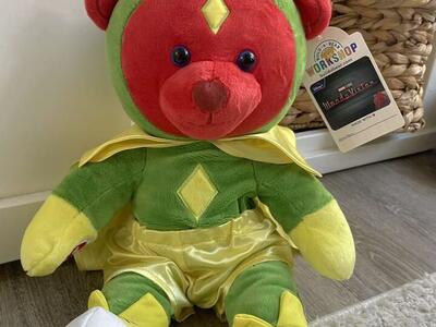 Rare New With Tag Build A Bear Marvel Vision Bear