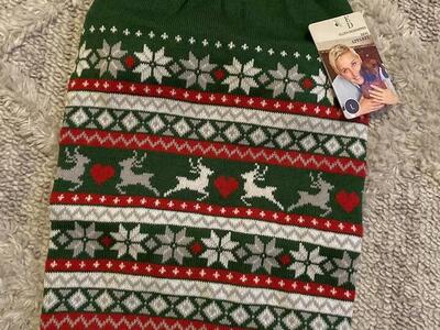 Ellen Degeneres ED Christmas Dog Sweater Large