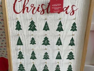Christmas Countdown Home Wall Decor