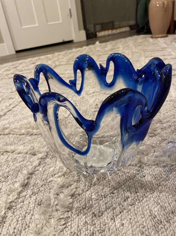 Beautiful Vintage Hand Blown italian Murano Glass