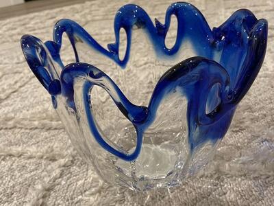 Beautiful Vintage Hand Blown italian Murano Glass