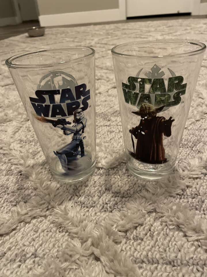 Star Wars­ 16oz Glass Drinkware Set 2-pc