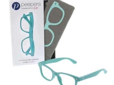 Peepers Kids Blue Light Glasses - Aqua