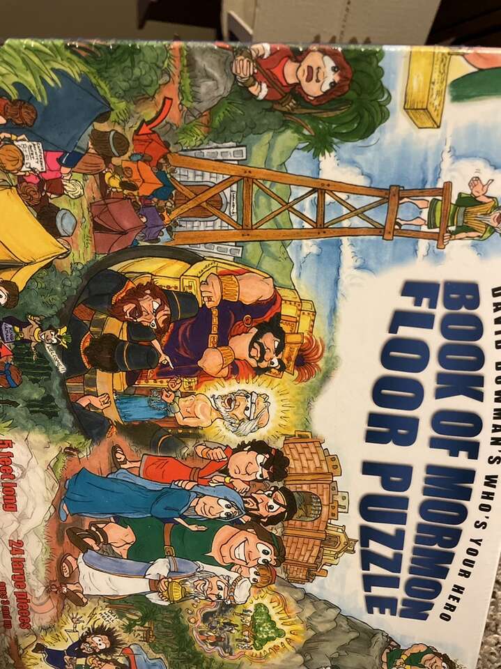 New David Bowman Book Of Mormon Floor Puzzle