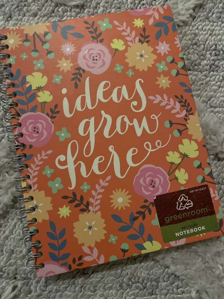 new! Ideas grow Here Spiral notebook Journal