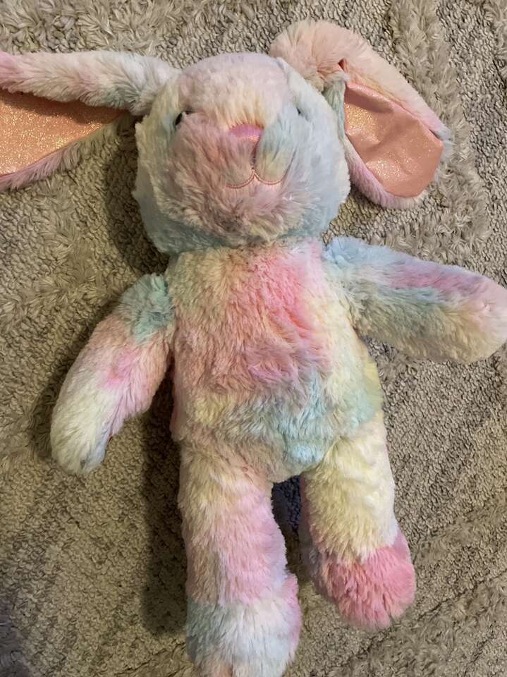 Build A Bear Pastel Swirl Pawlette Bunny