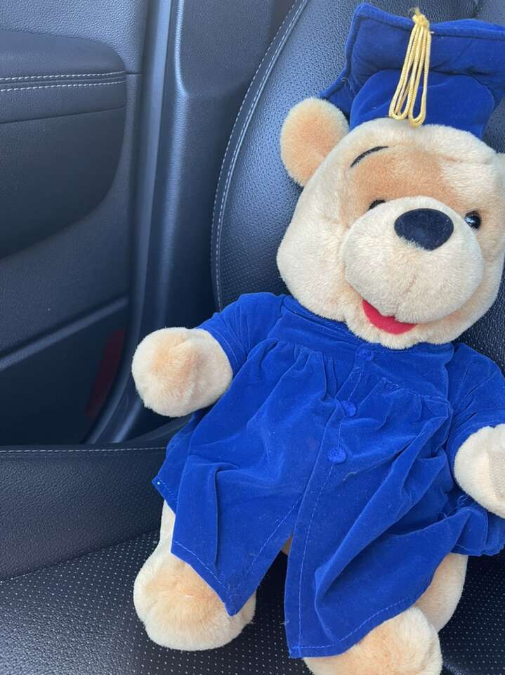 12 Inch Graduation Winnie The Pooh Gift Plush
