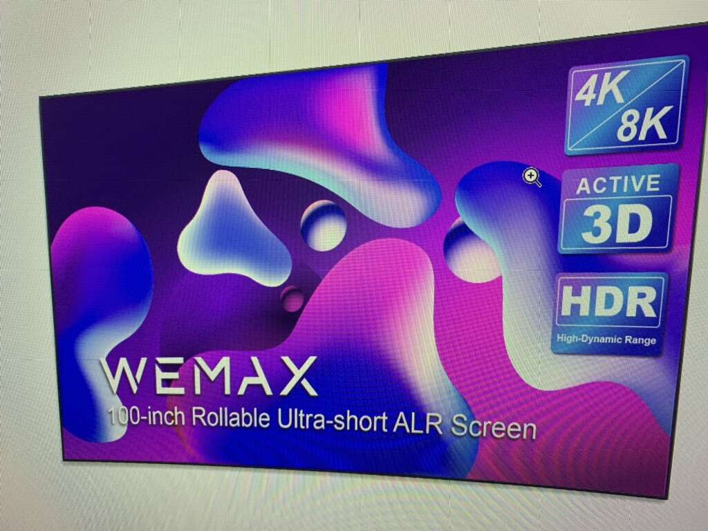 WEMAX 100” Fixed Frame Projector Screen