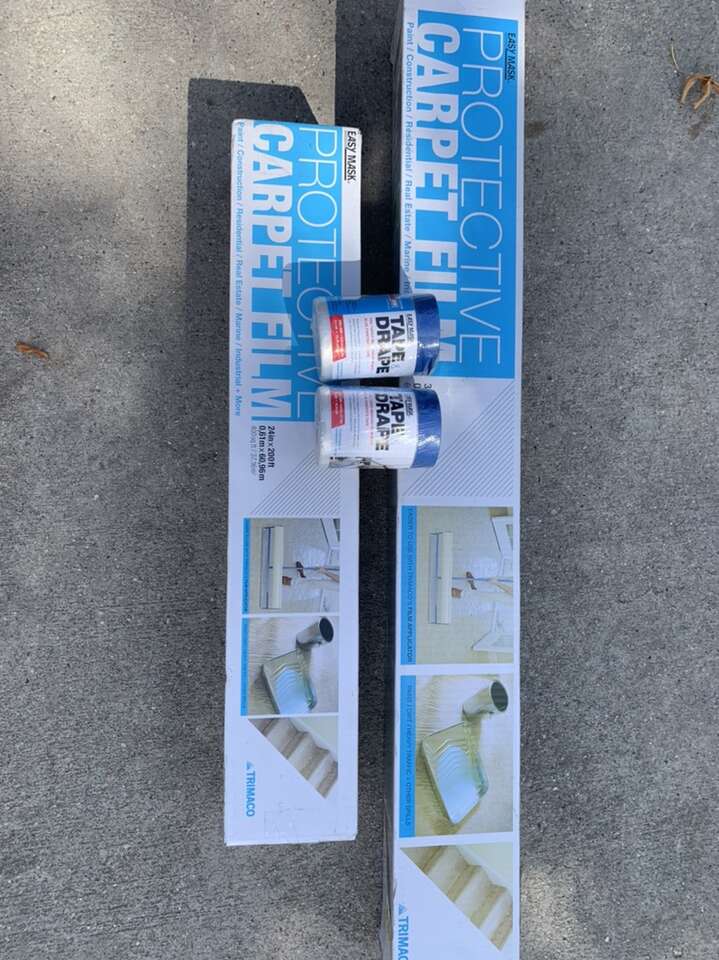 Protective Carpet, Film/Paint/Construction, Etc.