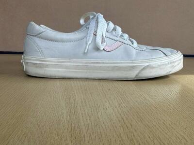 Vans Leather Sneakers, Women Size 8.5