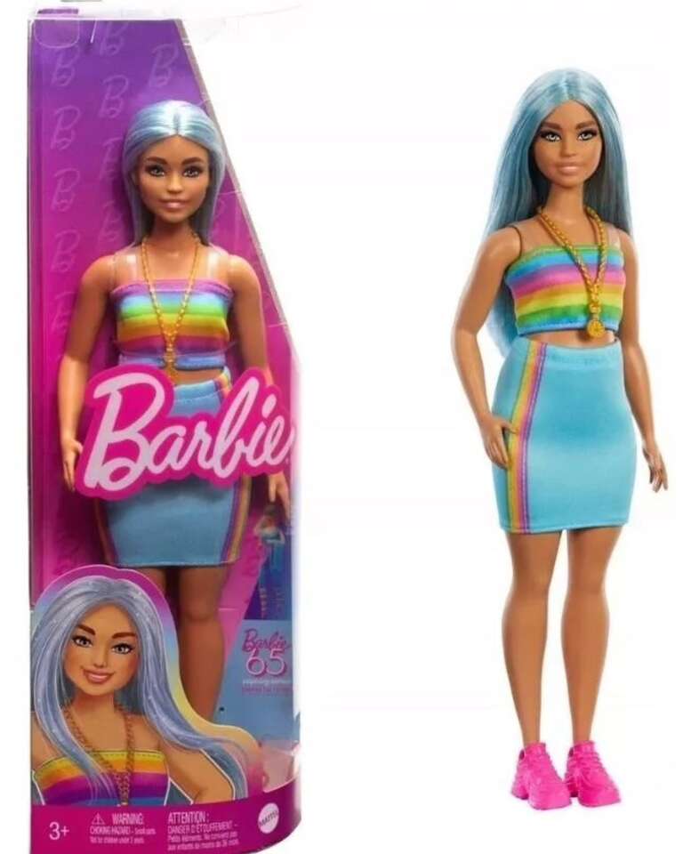 Fashionista Barbie- rainbow