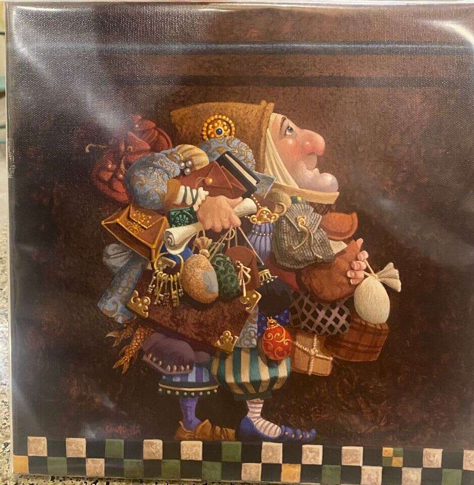 Hold to the Rod, the Iron Rod - James Christensen (Canvas, Never been Opened)