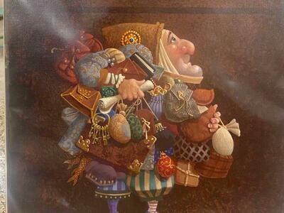 Hold to the Rod, the Iron Rod - James Christensen (Canvas, Never been Opened)