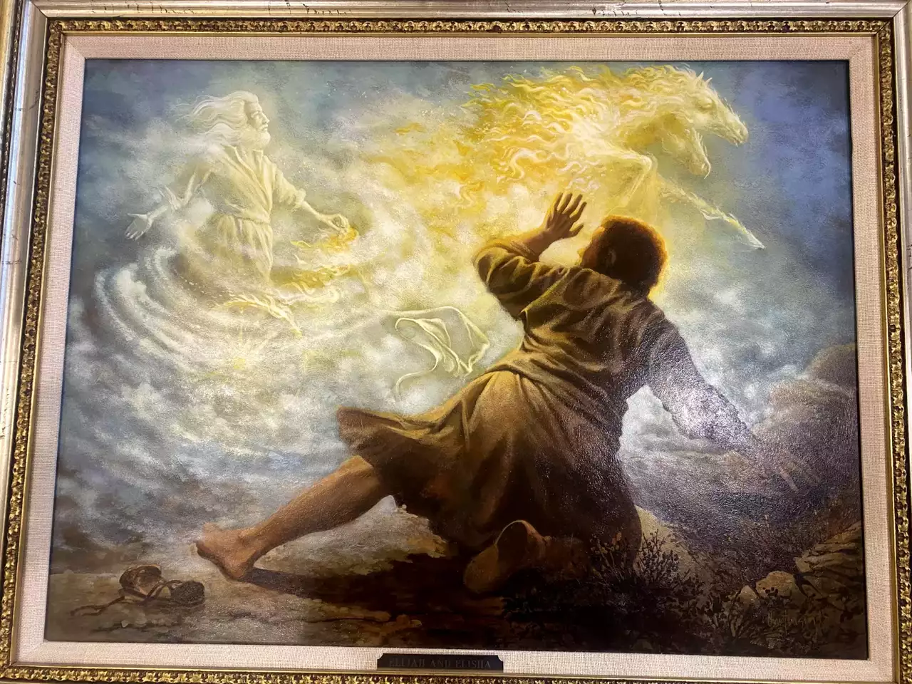 Elijah - James C. Christensen (Original Painting)