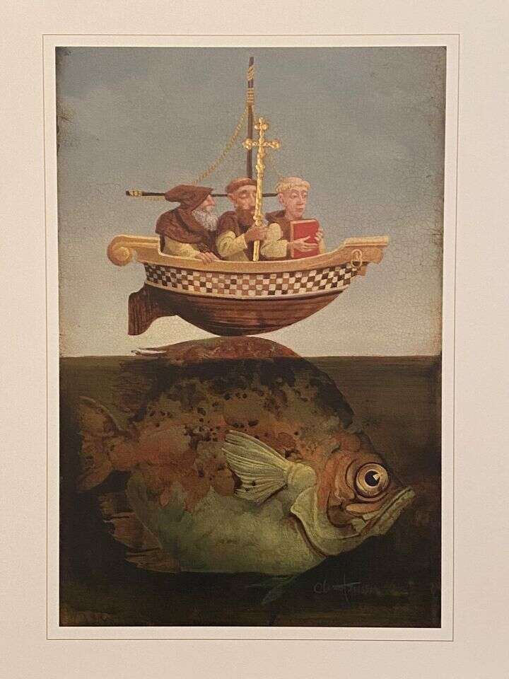 St. Brendan, the Navigator - James Christensen (Print, numbered, signed)