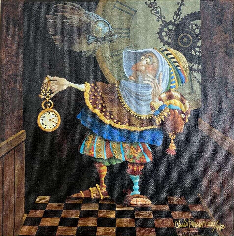Tempus Fugit - James Christensen (Canvas, signed, numbered)