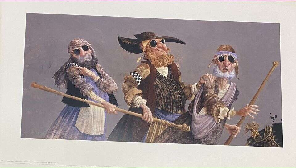 The Blind Leading the Blind - James Christensen (print, AP #28)