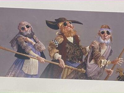 The Blind Leading the Blind - James Christensen (print, AP #28)