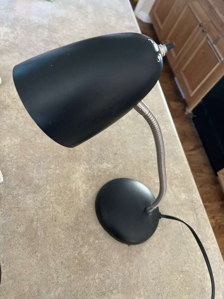 black Desk Lamp 17 Inches Tall