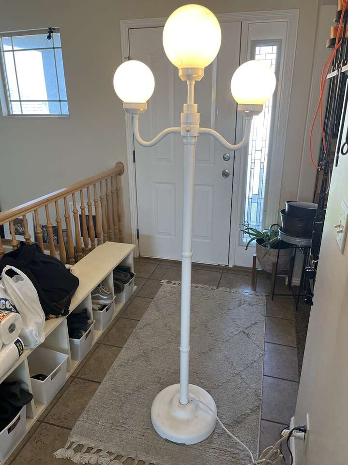 Outdoor Lamp, 70 Inches Tall