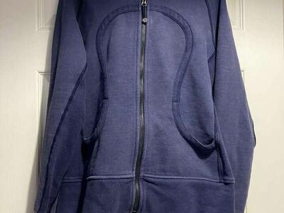 Dark Blue Lululemon Scuba Hoodie