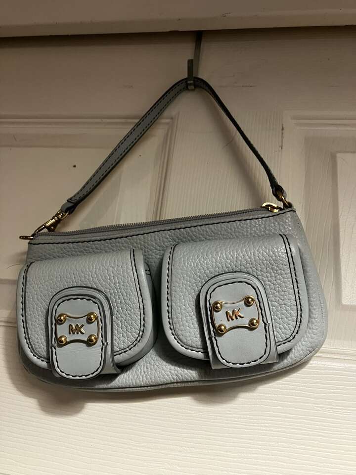 Michael Kors Baby Blue Leather Small Purse