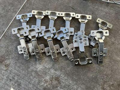 10 Full Overlay Frameless Soft Close Cabinet Hinge