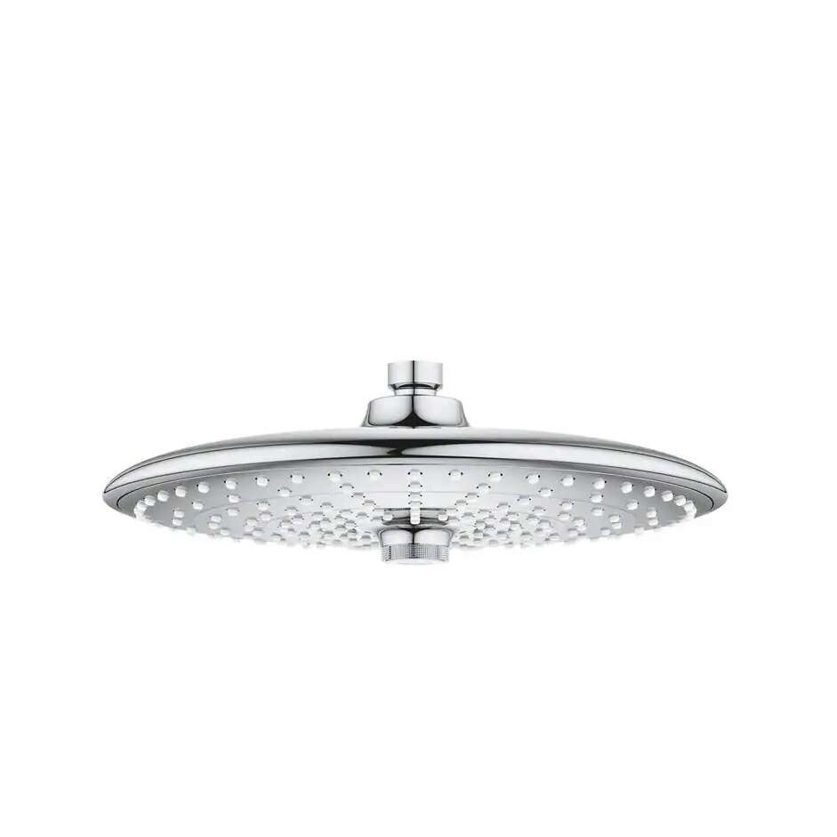 GROHE Euphoria 3-Spray 10 in. Single Ceiling Mount Fixed Rain Shower Head in StarLight Chrome