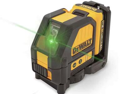 DEWALT 12V MAX Lithium-Ion 165 ft. Green Self-Leveling Cross-Line Laser Level with 2.0Ah Battery, Charger, and Case